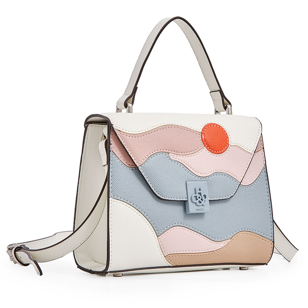 Cartera satchel H&Co multicolor para mujer - Siman Costa Rica