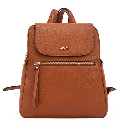Mochila H&Co color café para mujer