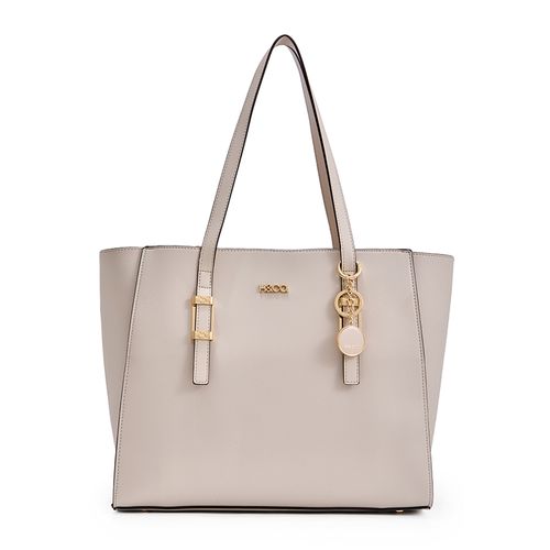 Cartera tote H&Co color beige para mujer