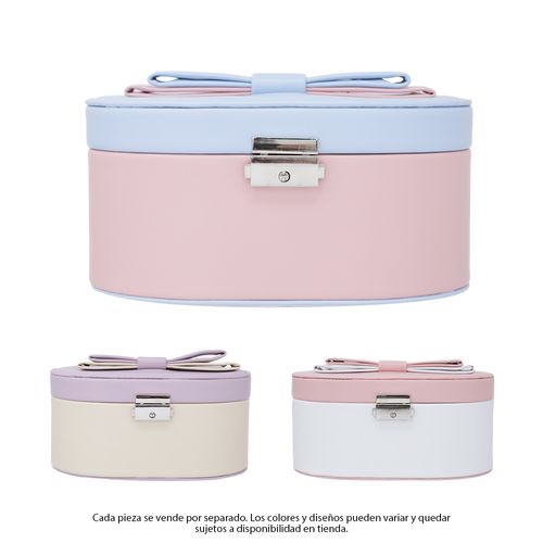Organizador de joyas surtido con espejo 20x13x10cm (1 pieza)