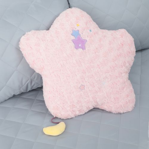 Cojín infantil estrella rosada 45cm