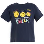 Pijama-de-2-piezas-negra-con-estampado-para-niña-104752296