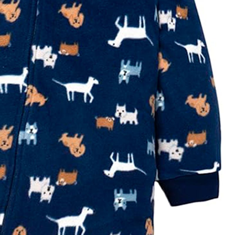 Pijama-azul-con-estampado-para-bebe-niño