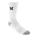 104810492-Pack-de-6-pares-de-calcetines-Hurley-crew-blancos-texturizados-para-hombre