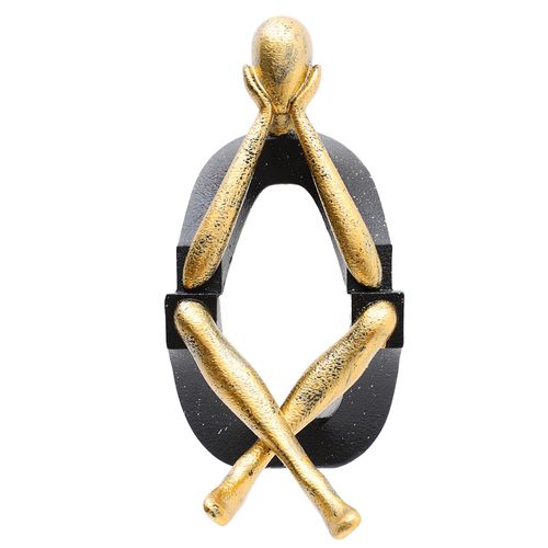 Figura decorativa de resina 20x14cm