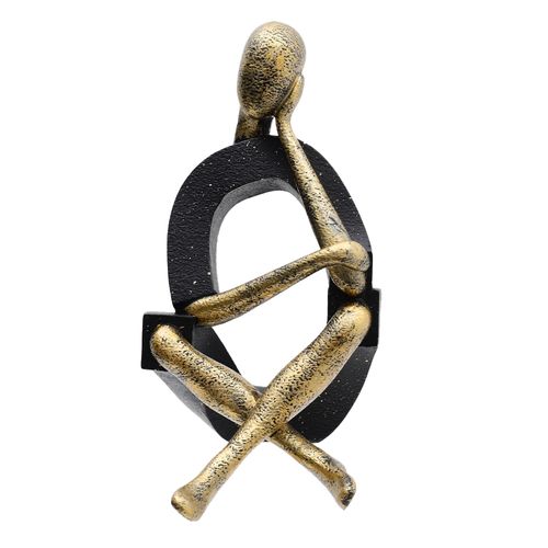 Figura decorativa de resina 19x10cm
