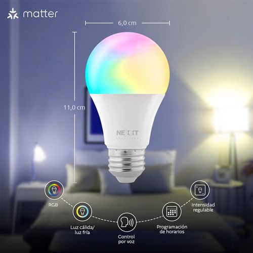 Bombilla LED smart Wi-Fi 4 pack