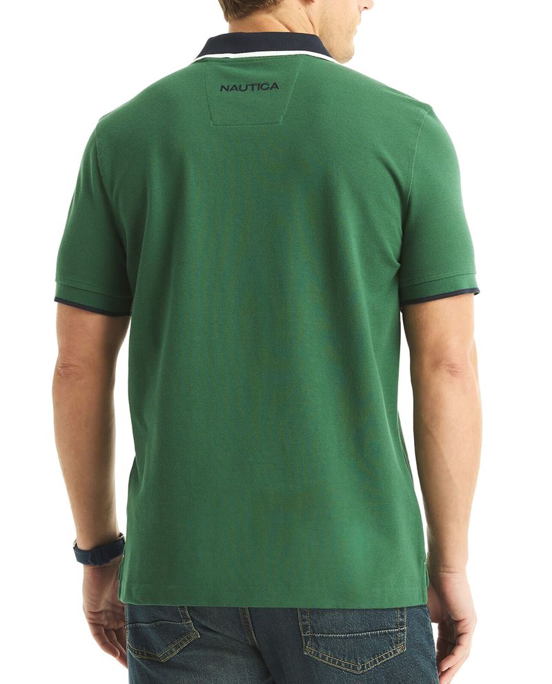 104818568-Camisa-polo-Nautica-classic-fit-verde-texturizada-para-hombre
