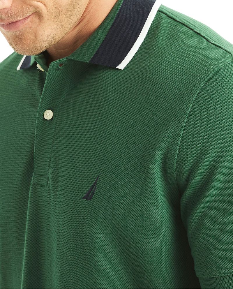 104818568-Camisa-polo-Nautica-classic-fit-verde-texturizada-para-hombre