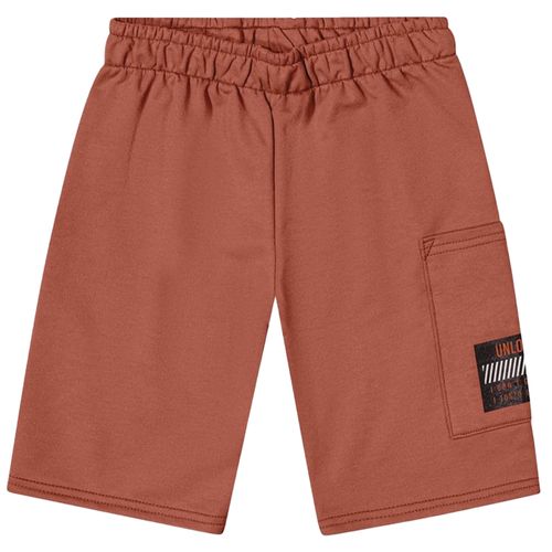 Short anaranjado sólido para niño