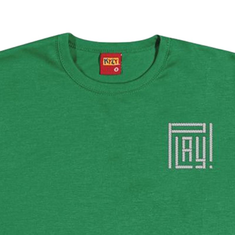 104819046-Camiseta-verde-con-estampado-para-niño