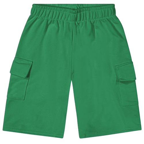 Short verde sólido para niño