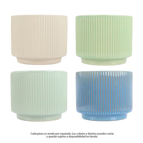 Maceta decorativa surtida 20x16cm (1 pieza)