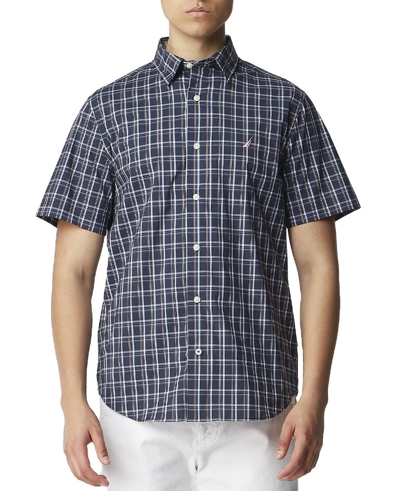104818632-Camisa-casual-Nautica-regular-fit-azul-navy-cuadriculada-para-hombre