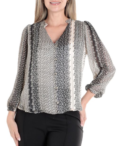 Blusa Marcella formal manga larga para mujer