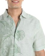 104808662-Camisa-Cubavera-verde-heather-con-estampado-de-hojas-para-hombre