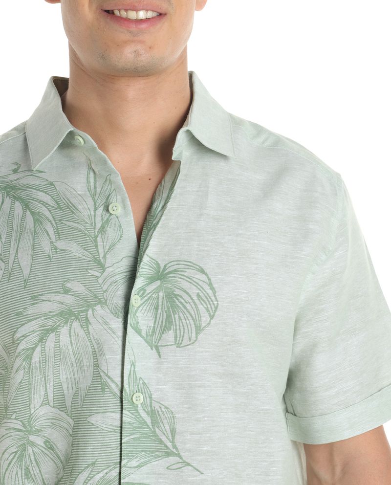 104808662-Camisa-Cubavera-verde-heather-con-estampado-de-hojas-para-hombre