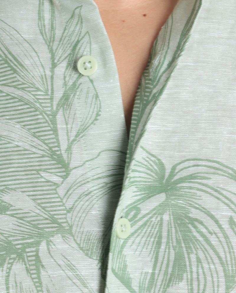 104808662-Camisa-Cubavera-verde-heather-con-estampado-de-hojas-para-hombre