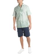 104808662-Camisa-Cubavera-verde-heather-con-estampado-de-hojas-para-hombre