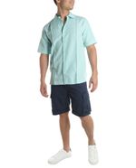 104808719-Camisa-Cubavera-turquesa-texturizada-para-hombre