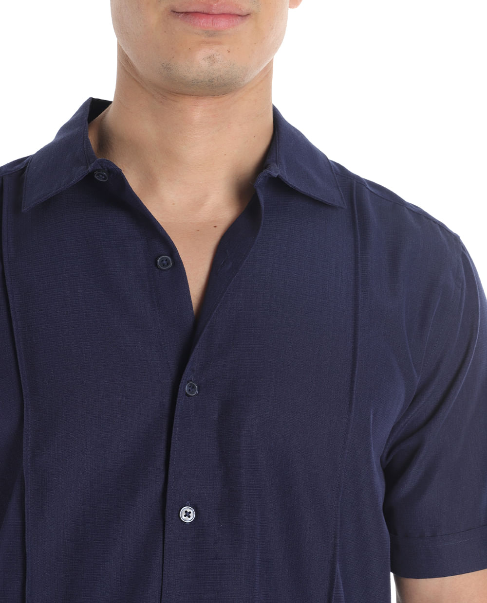 Cubavera Collezione Camicia Guayabera A Righe In Cotone A Maniche Lunghe Pervinca Profonda L Uomo 127178660