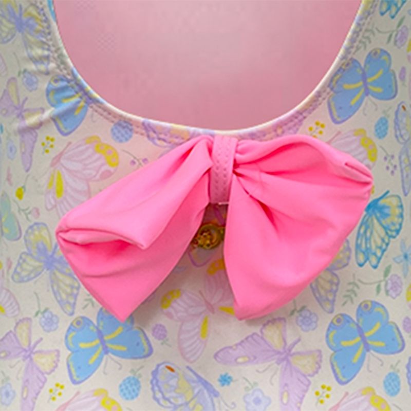 Traje-de-baño-1-pieza-multicolor-con-estampado-de-mariposas-para-niña