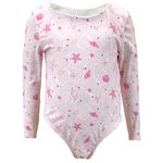 Traje-de-baño-1-pieza-bicolor-con-estampado-para-niña