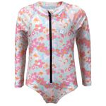 Traje-de-baño-1-pieza-multicolor-con-estampado-de-flores-para-niña