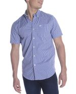 104783117-Camisa-casual-Dockers-azul-cuadriculada-para-hombre