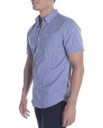 104783117-Camisa-casual-Dockers-azul-cuadriculada-para-hombre