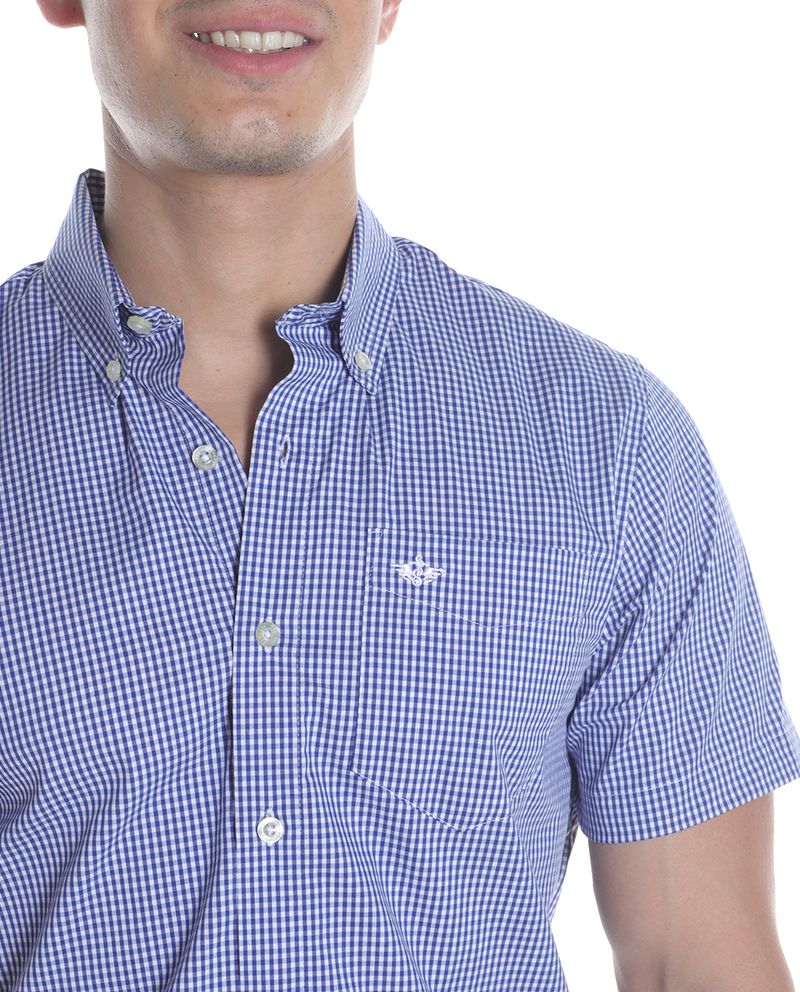 104783117-Camisa-casual-Dockers-azul-cuadriculada-para-hombre