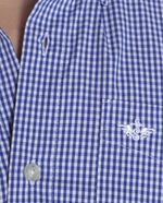 104783117-Camisa-casual-Dockers-azul-cuadriculada-para-hombre