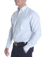 104806816-Camisa-casual-Izod-aqua-cuadriculada-para-hombre