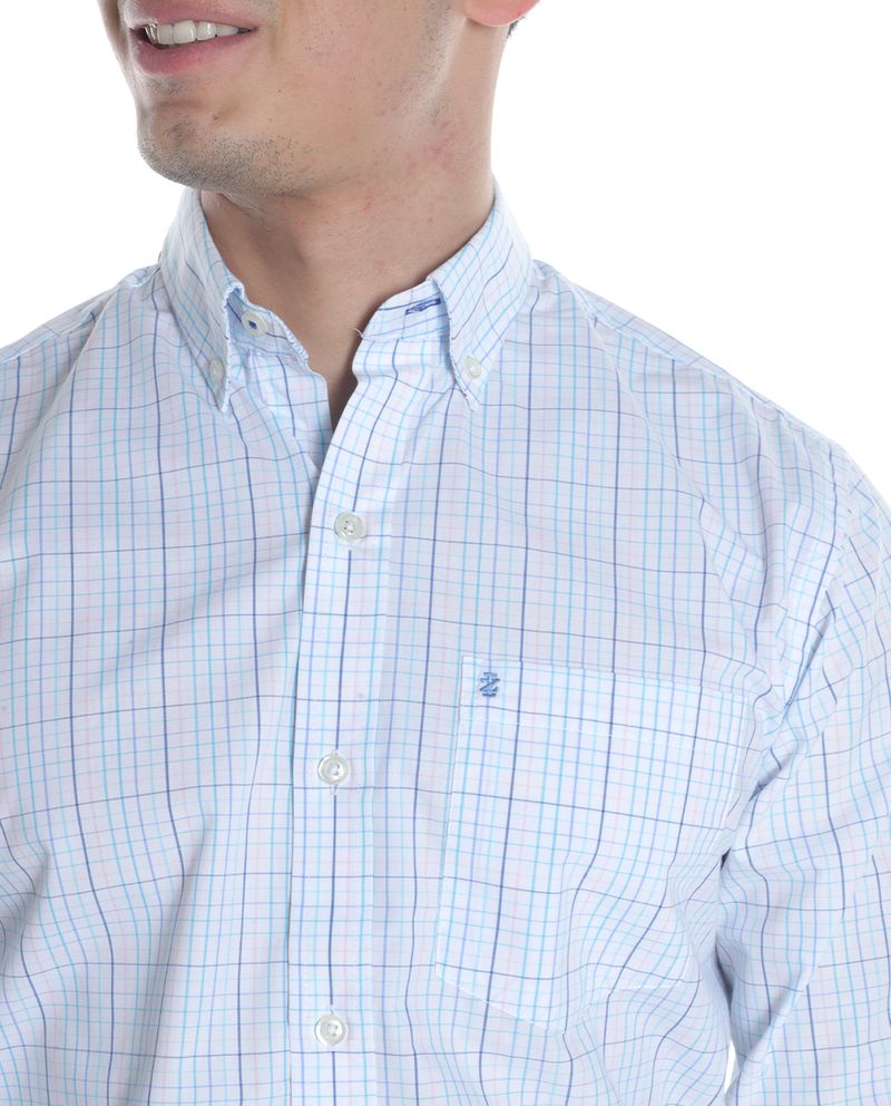 104806816-Camisa-casual-Izod-aqua-cuadriculada-para-hombre