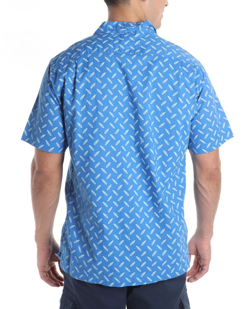 104806800-Camisa-casual-Izod-azul-mini-print-hojas-para-hombre