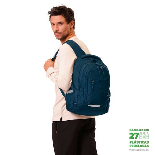 Mochila Totto azul oscuro Eufrates porta laptop
