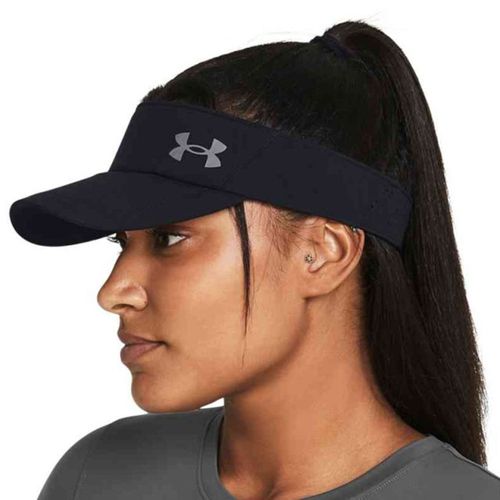 Visera deportiva Under Armour running negra para mujer