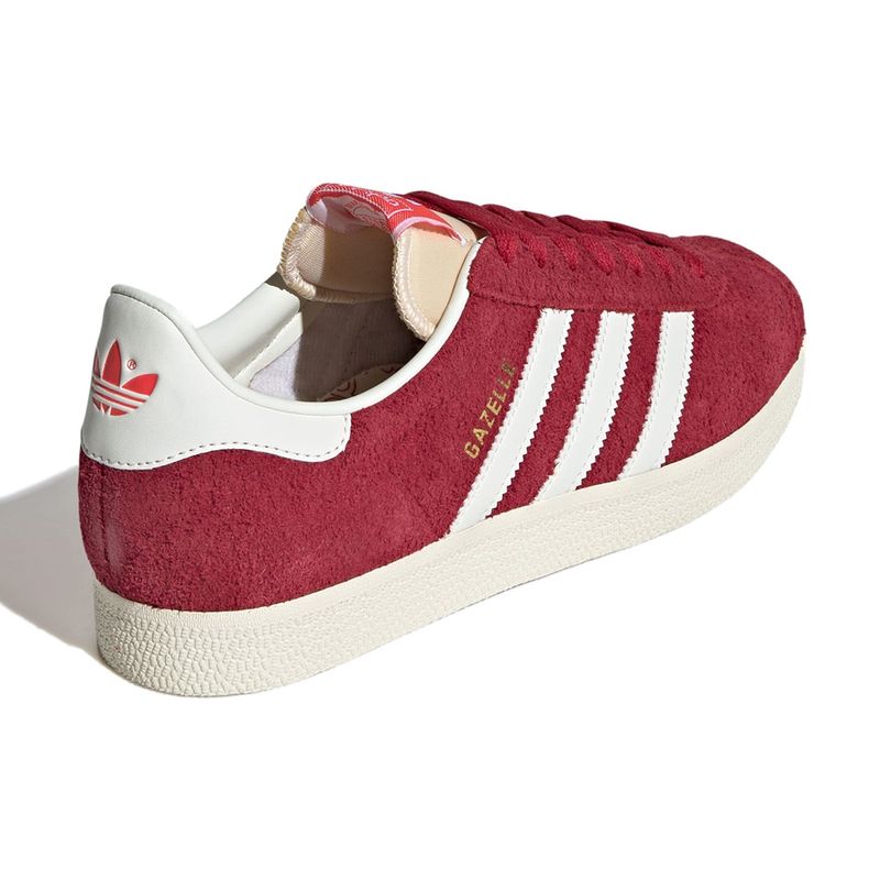 Zapato Adidas Originals Gazelle deportivo casual rojo para hombre
