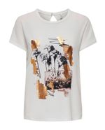 104827340-Camiseta-Only-estampada-manga-corta-para-mujer