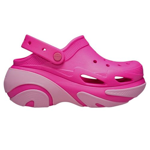 Crocs Bubble Crush Clog color rosado para mujer