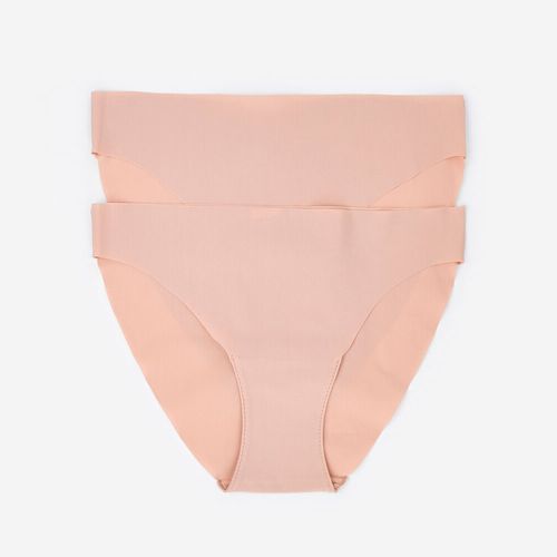 Set de 2 panties Women Secret nude de cintura corta para mujer