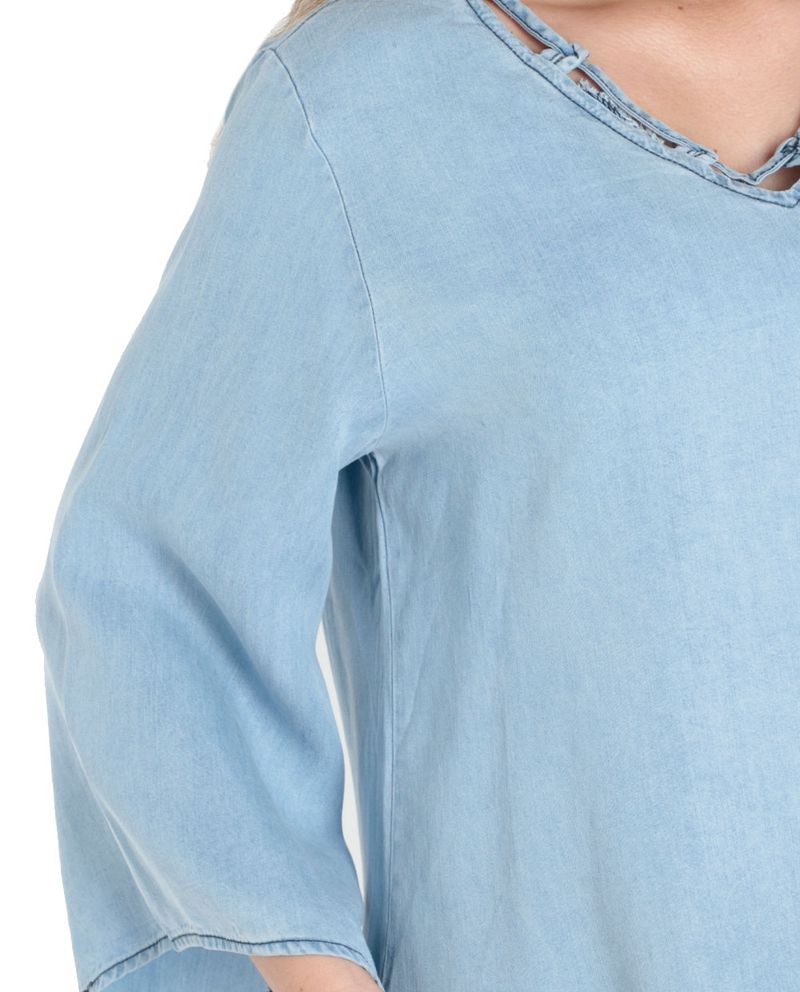 104612825-Blusa-Unexpected-casual-celeste-manga-larga-para-mujer