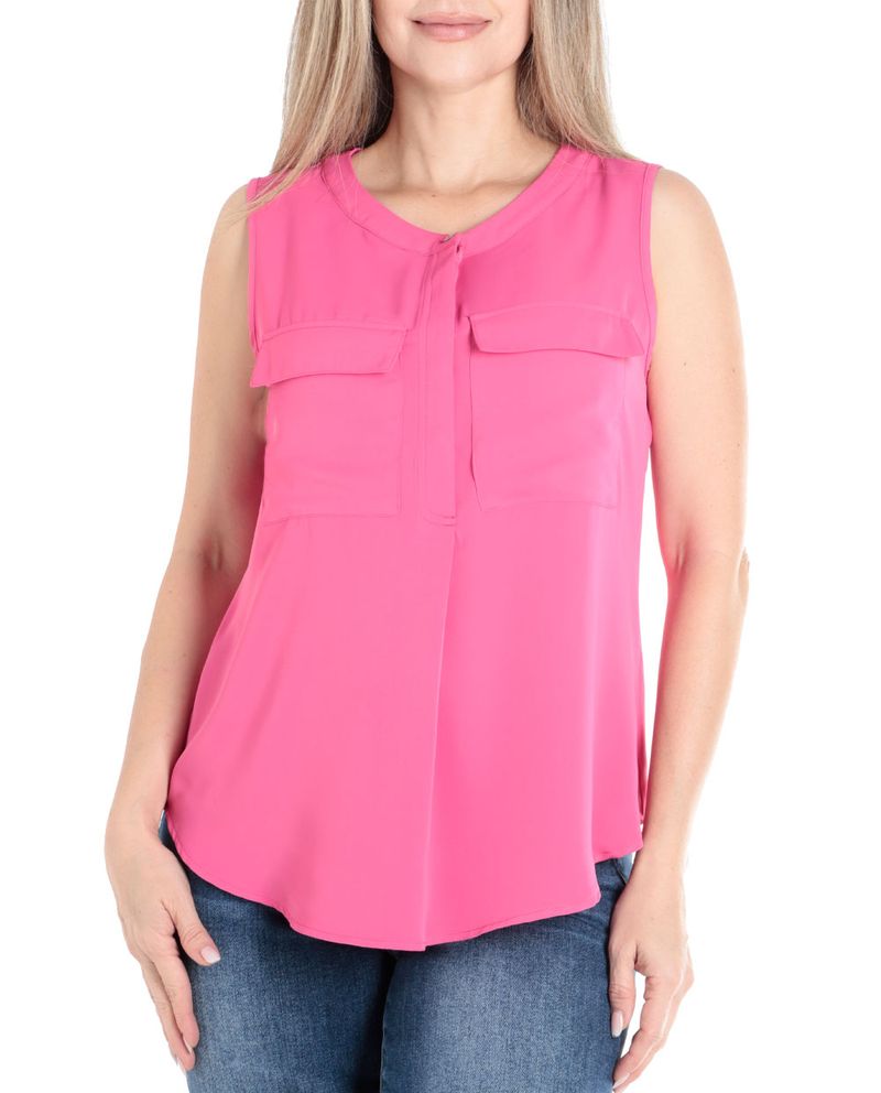 104828467-Blusa-Sabrina-casual-rosada-sin-mangas-para-mujer