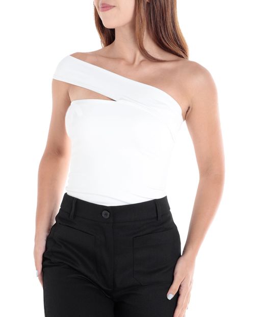 Blusa Unexpected bodysuit blanca para mujer