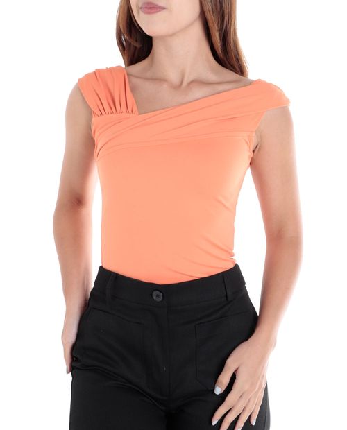 Blusa Unexpected bodysuit anaranjada para mujer