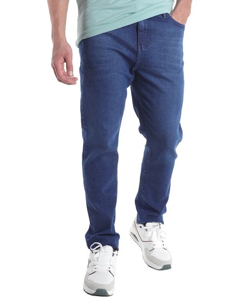 Jeans Pepe Revolution slim fit azul índigo denim para hombre