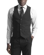 104784716-Chaleco-de-vestir-PuroEGO-slim-fit-negro-solido-para-hombre
