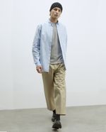 104835366-Camisa-oxford-Sfera-regular-fit-celeste-solida-para-hombre