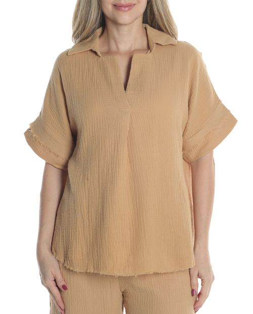 Blusa Kaktus casual mangas 3/4 para mujer