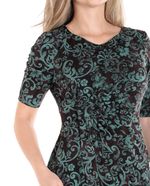 104794444-Vestido-Connected-Apparel-formal-estampado-manga-3-4-para-mujer